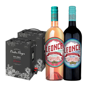 Selección Bag in Box Malbec + Leonce