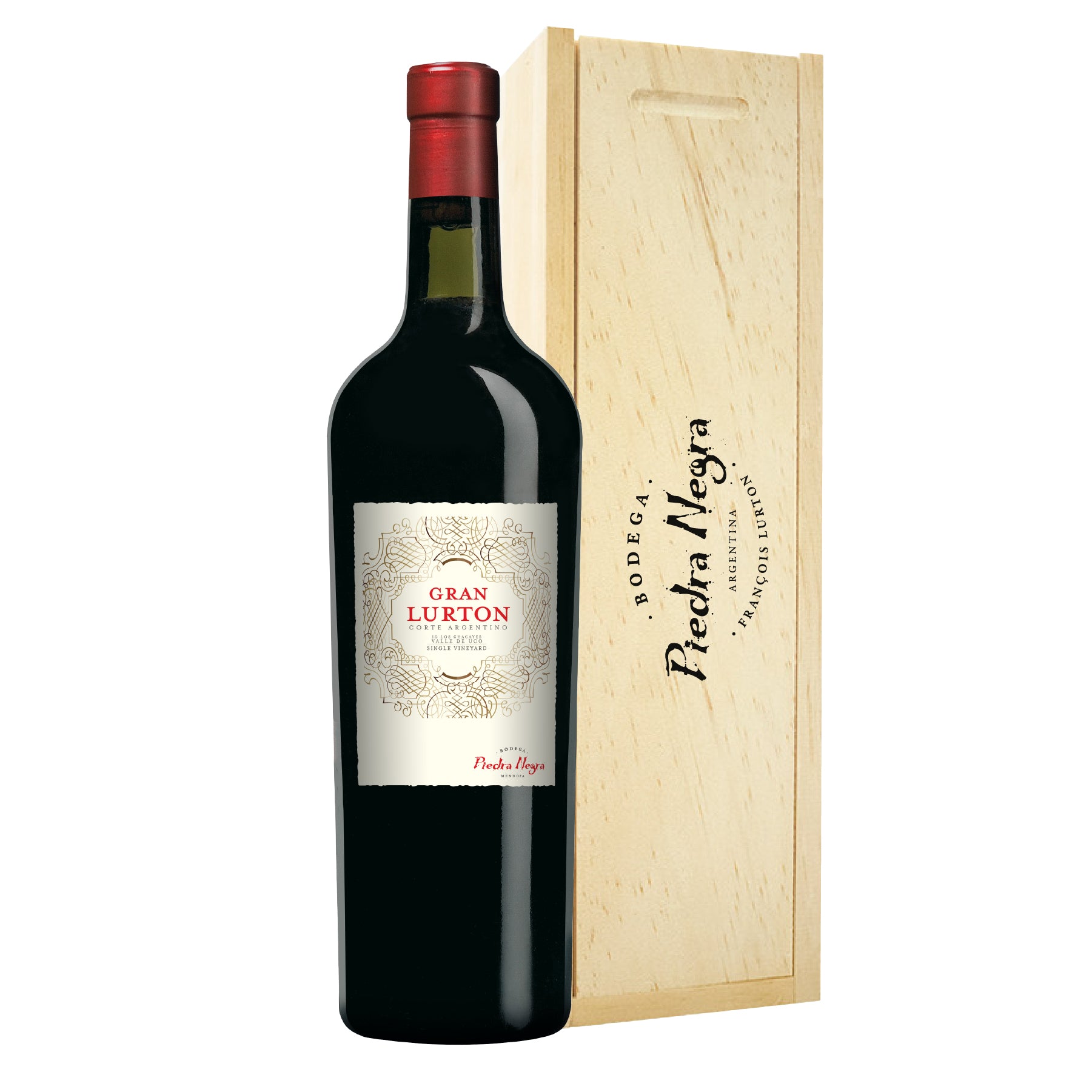 Gran Lurton corte argentino + caja de madera de regalo