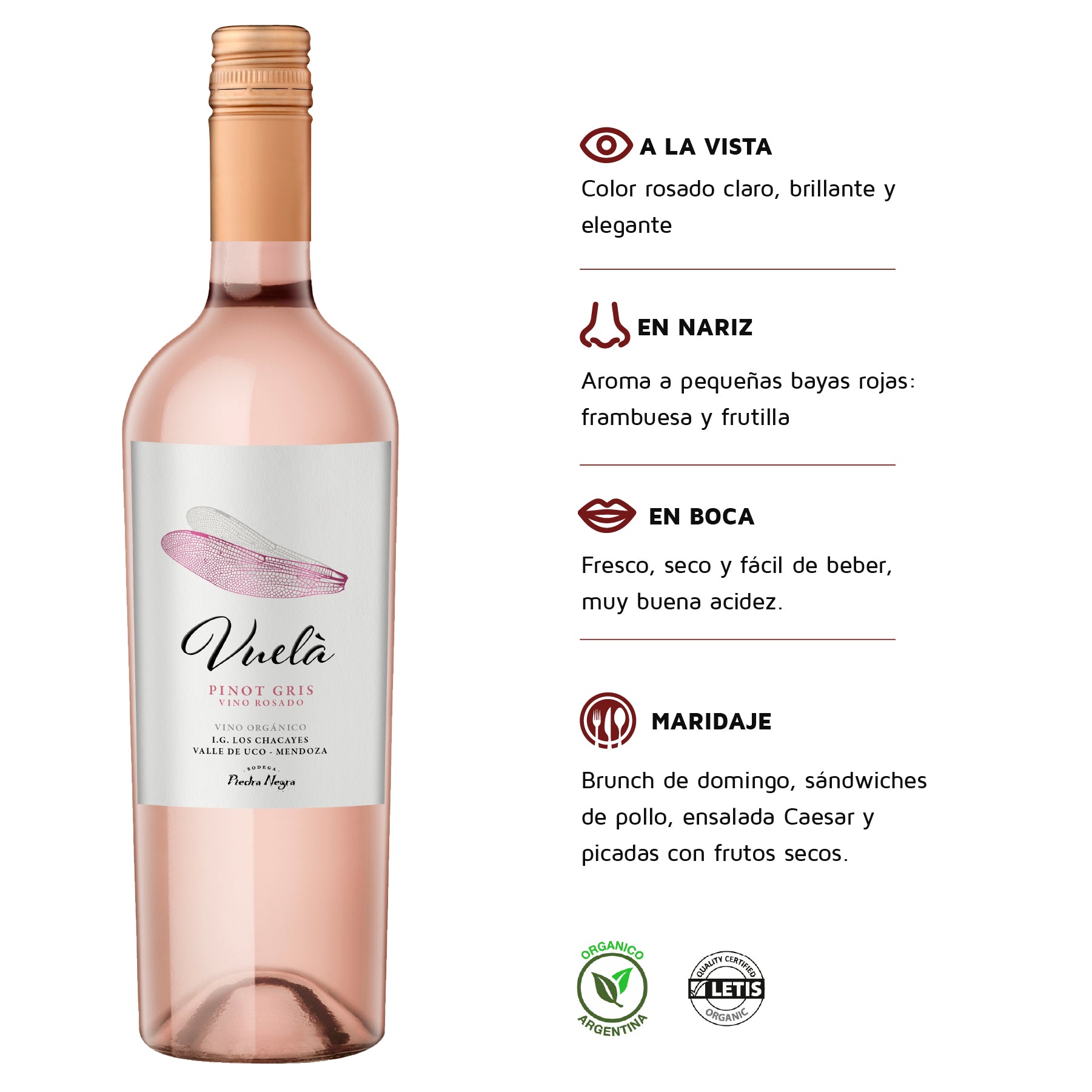 Vuelá Pinot Gris Rosado